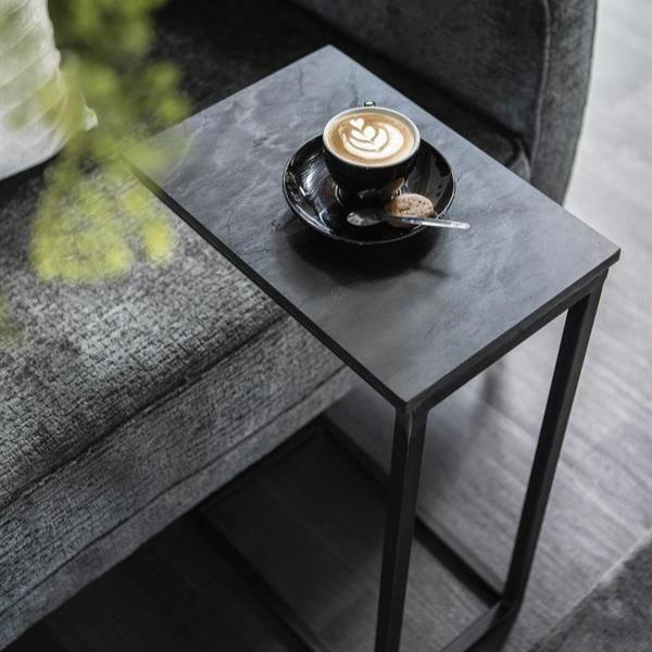 Bijzettafel Edge | Zwart Marmer - Afbeelding 4