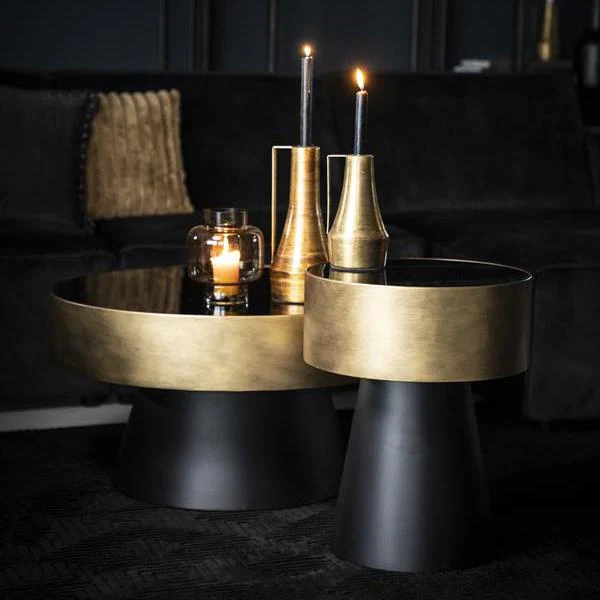 Bijzettafel Bunga | Grijs Metaal - Afbeelding 2