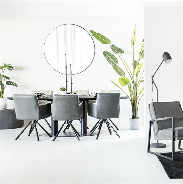 Spiegel Immense | Zwart Glas - Afbeelding 4