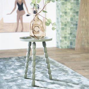 Bijzettafel Bean | Groen Metaal