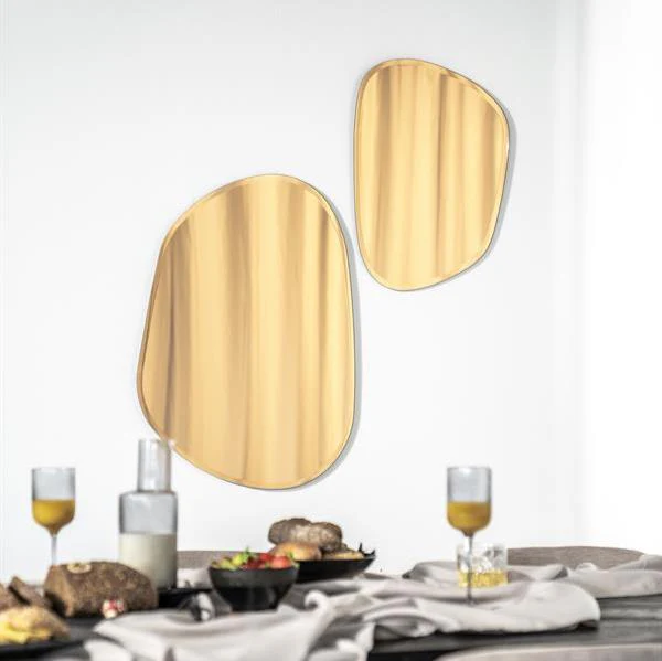 Spiegel Amber | Bruin Glas - Afbeelding 2