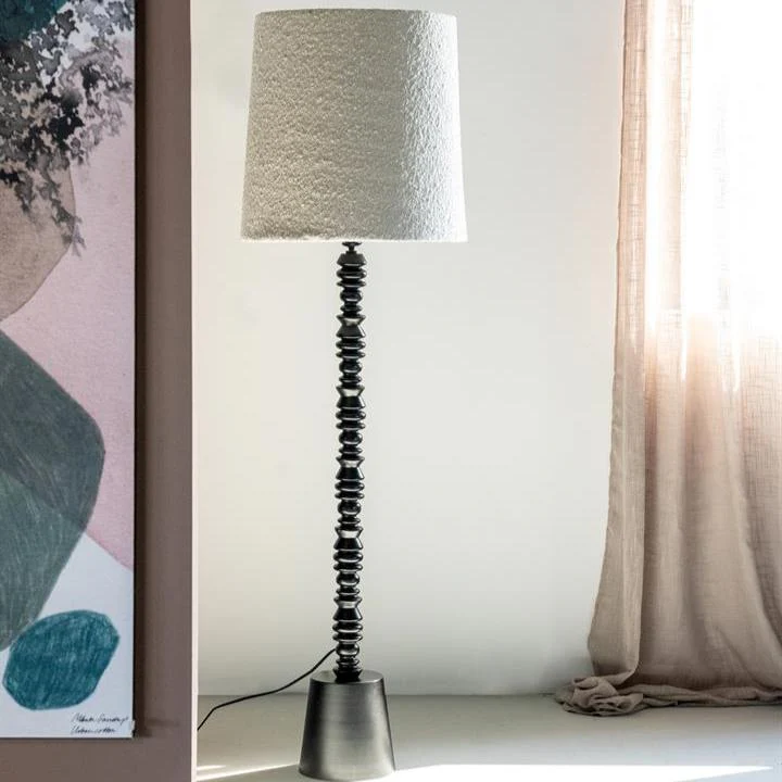 Vloerlamp Pulse | Beige Hout - Afbeelding 2