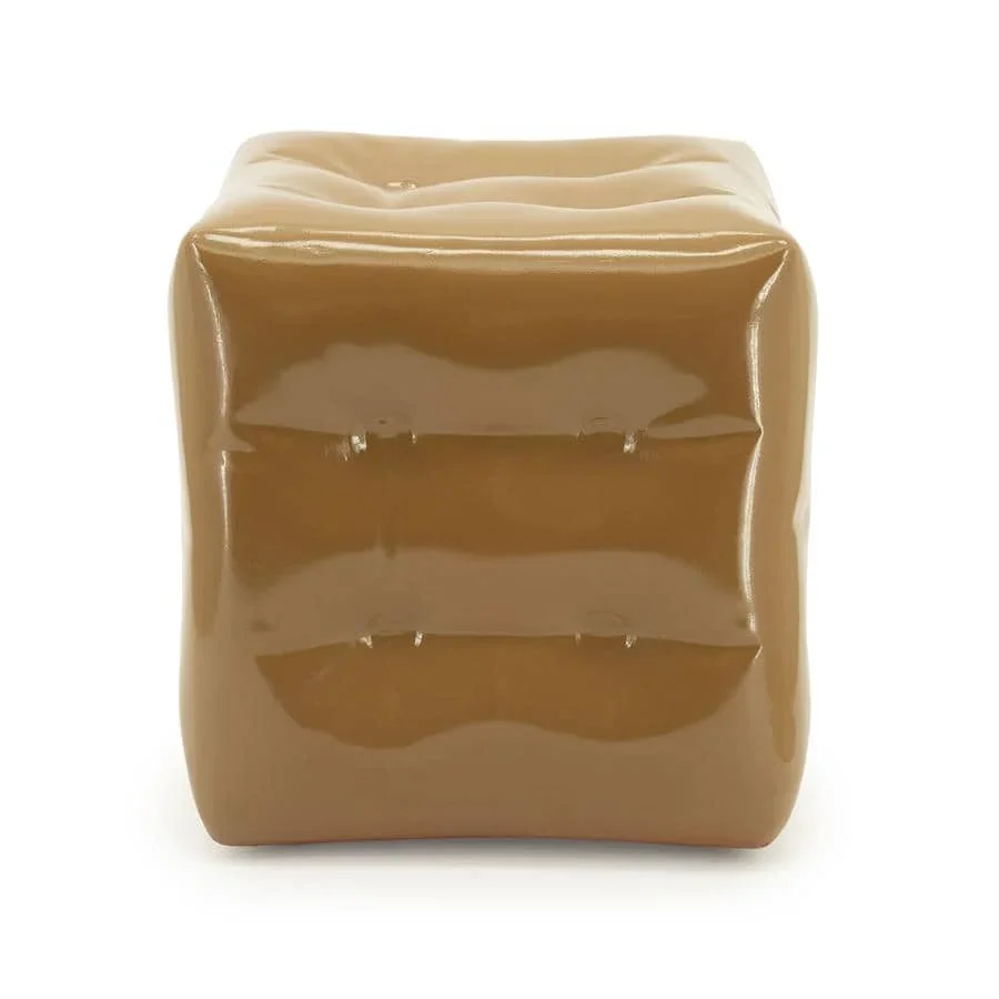 BY-BOO Capti Poef mosterd - Afbeelding 2