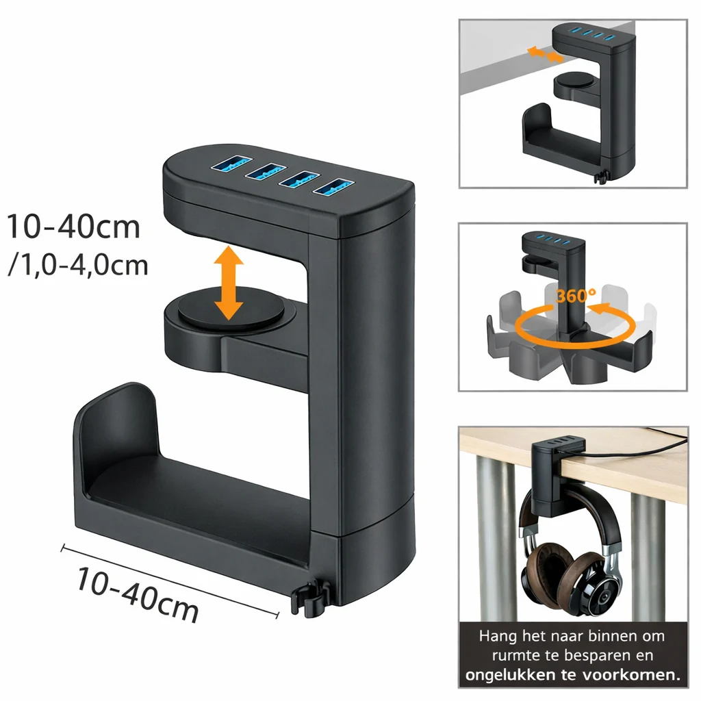 HookHub™ | Opladen, organiseren, ophangen - Afbeelding 8
