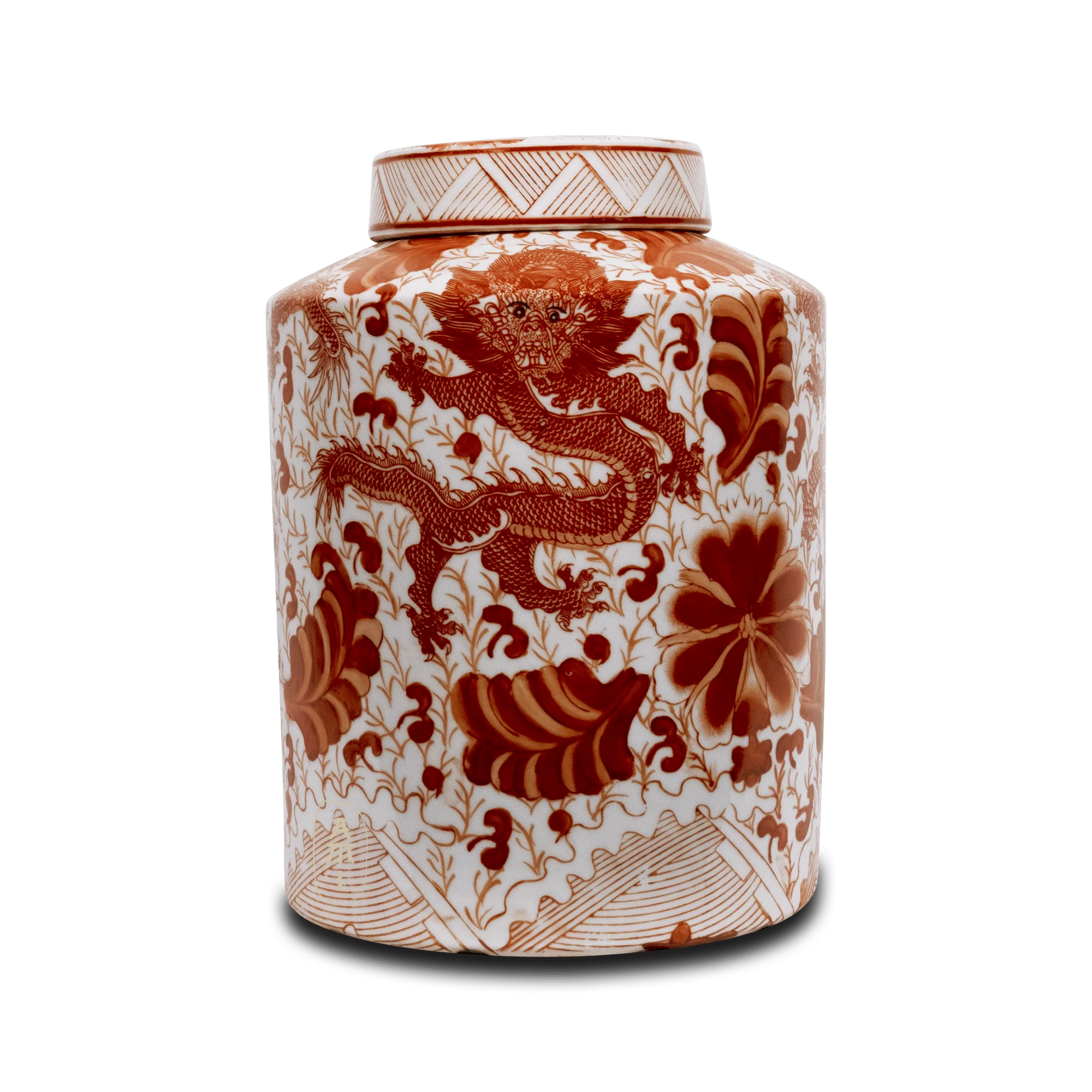 Chinese rode jar pot M - Afbeelding 2