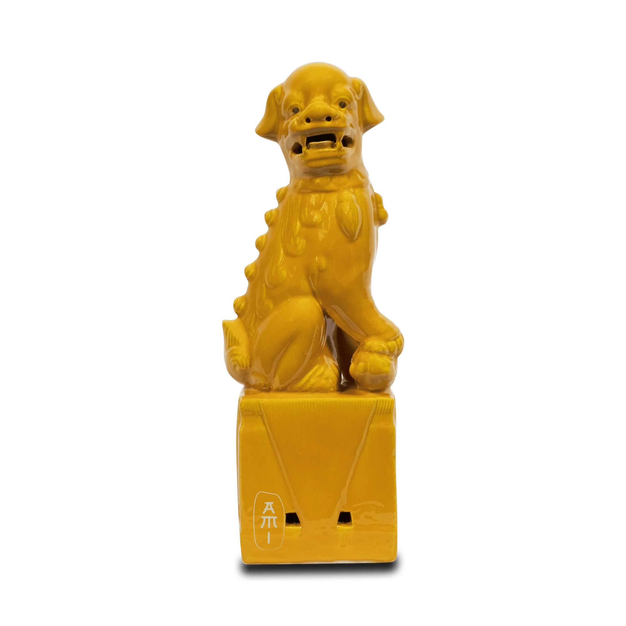 Chinese Tempel Leeuw geel - Afbeelding 3