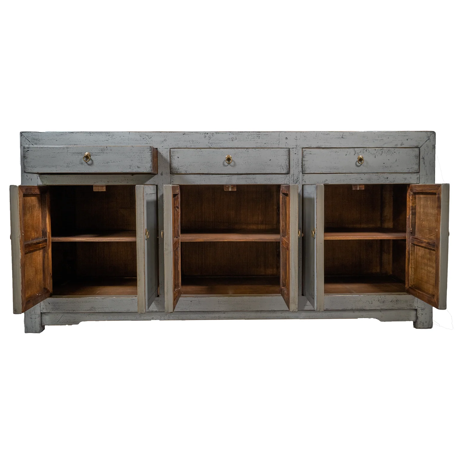 Chinees dressoir grijs vintage - Afbeelding 3