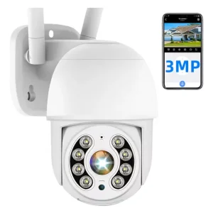 Buitencamera - 360º - HD - Nachtzicht - Met Audio en App