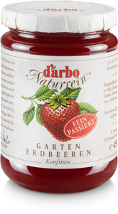 Darbo – Gartenerdbeer Konfitüre – 450 gr – Fein passiert