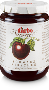 Darbo – Schwarz Kirschen Konfitüre – 450 gr