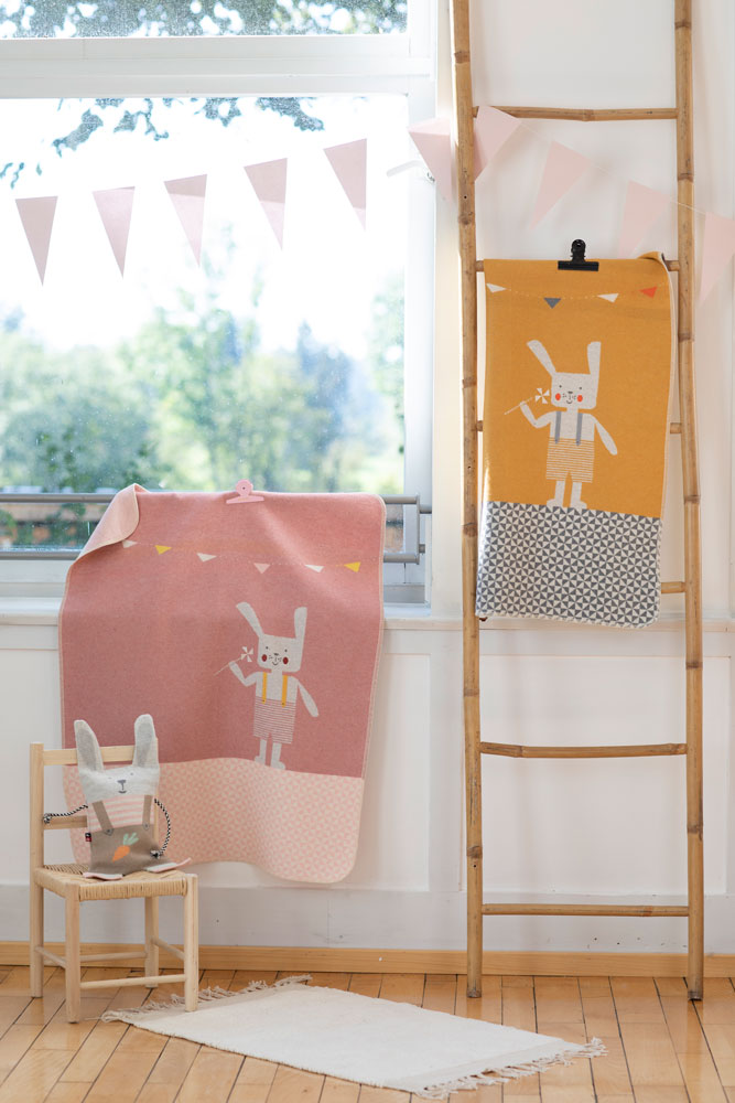 Kinderdeken met knuffel haasje Hoppel – 70 x 90 cm - Afbeelding 8