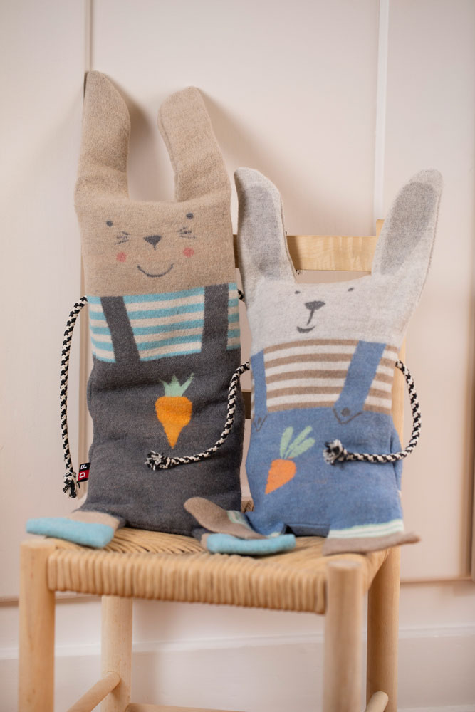 Kinderdeken met knuffel haasje Hoppel – 70 x 90 cm - Afbeelding 5