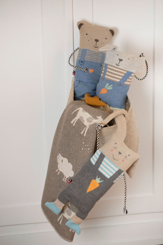 Kinderdeken met knuffel haasje Hoppel – 70 x 90 cm - Afbeelding 6