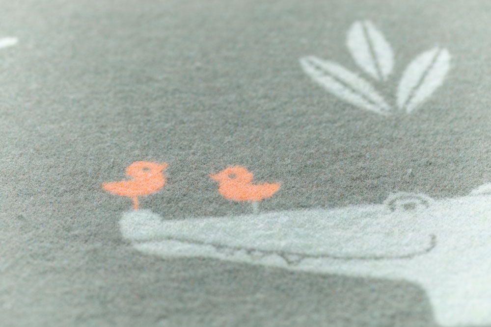 Babydeken krokodil Kroko – 70 x 90 cm - Afbeelding 4