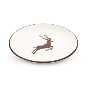 Dessertbord – Kudu bruin – 20 cm