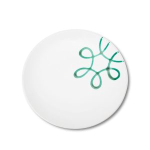Dessertbord – Puur gevlamd groen – 20 cm