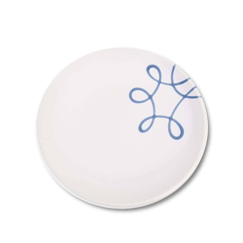 Dessertbord – Puur gevlamd blauw – 20 cm - Afbeelding 2