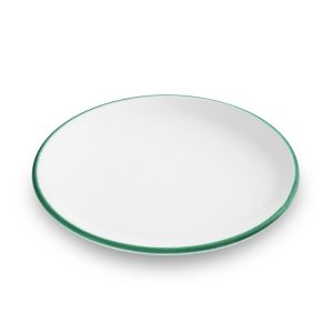Dessertbord – Rand groen – 20 cm