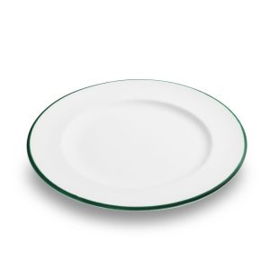 Dessertbord – Rand groen – 22 cm
