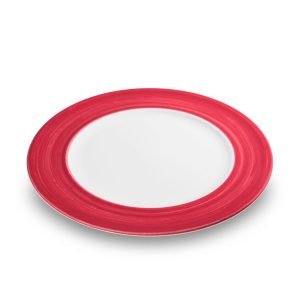 Dessertbord – Variatie bordeauxrood – 22 cm