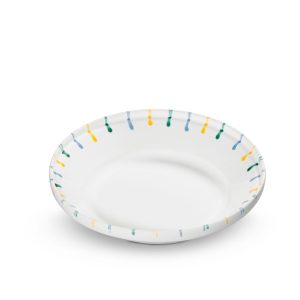 Diepe schaal – Gevlamd Bont – 28 cm