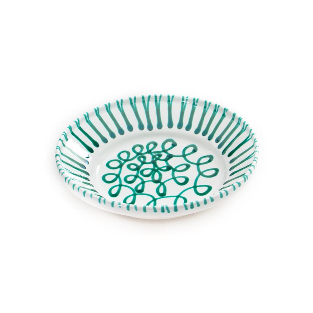 Diepe schaal – Gevlamd groen – 32 cm - Afbeelding 2