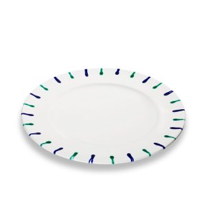 Dinerbord – Gevlamd Traunsee – 29 cm