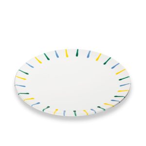 Dinerbord – Gevlamd Bont – 28 cm