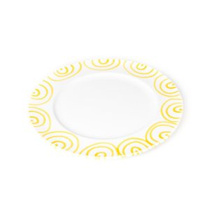 Dinerbord – Gevlamd geel – 27 cm