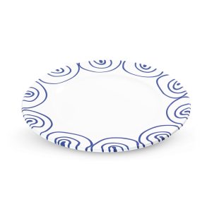 Dinerbord – Gevlamd donkerblauw – 27 cm