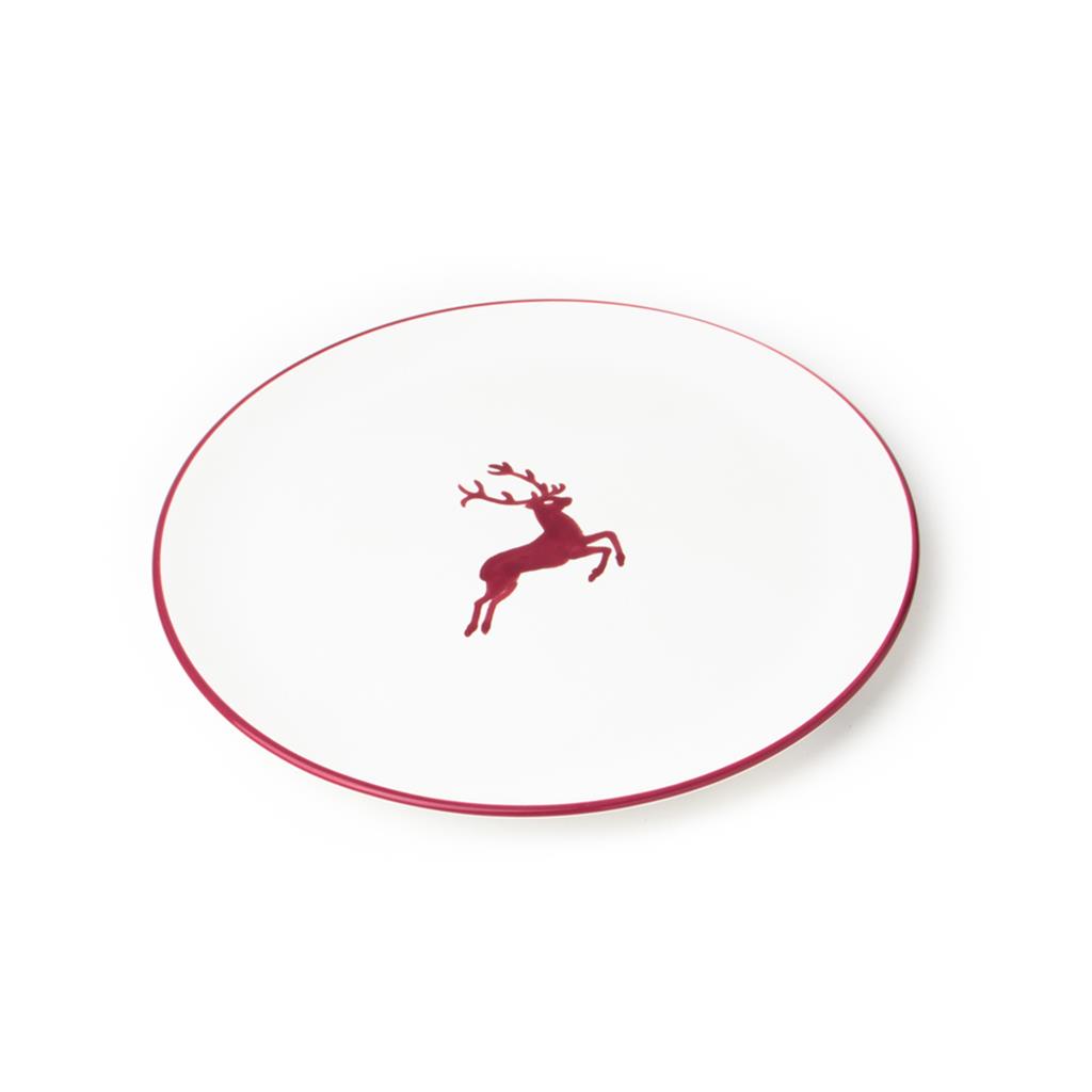 Dinerbord – Hert bordeauxrood – 28 cm