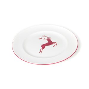 Dinerbord – Hert bordeauxrood – 27 cm