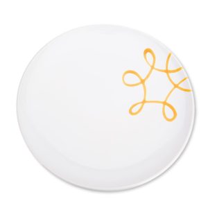 Dinerbord – Puur gevlamd geel – 25 cm