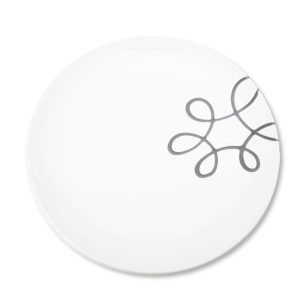Dinerbord – Puur gevlamd grijs – 25 cm