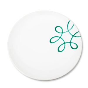 Dinerbord – Puur gevlamd groen – 25 cm