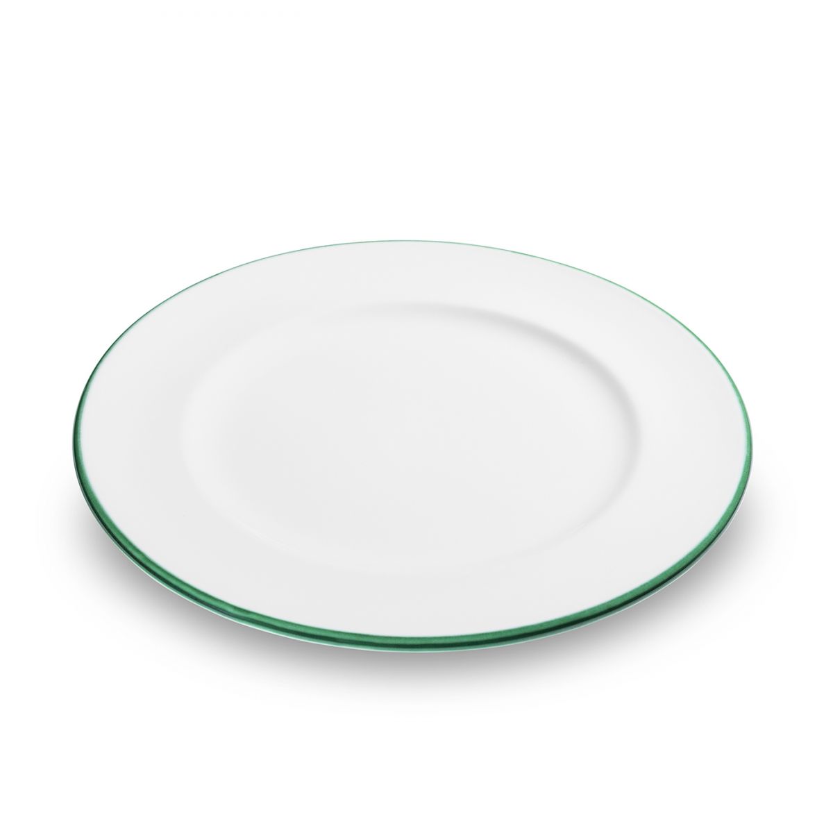 Dinerbord – Rand groen – 27 cm