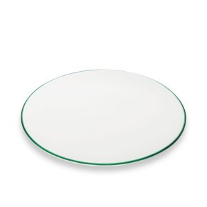 Dinerbord – Rand groen – 28 cm