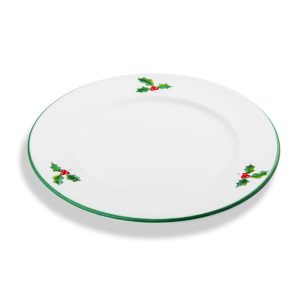 Dinerbord – Winterbers groen – 27 cm