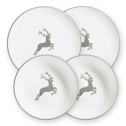 Dinerset voor twee – Hert grijs - Afbeelding 2