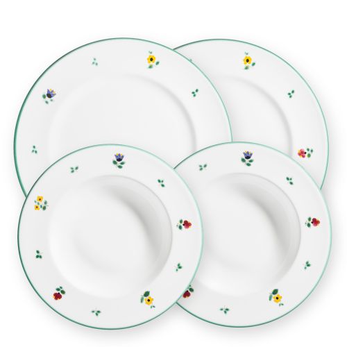 Dinerset voor twee – Alpenbloemen - Afbeelding 2