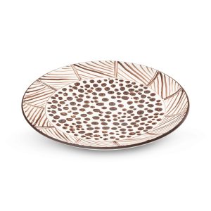 Dinerbord – Africa bruin – 25 cm