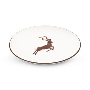 Dinerbord – Kudu bruin – 25 cm
