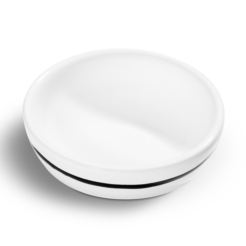 Dipschaaltje – Gevlamd zwart – 10 cm - Afbeelding 2