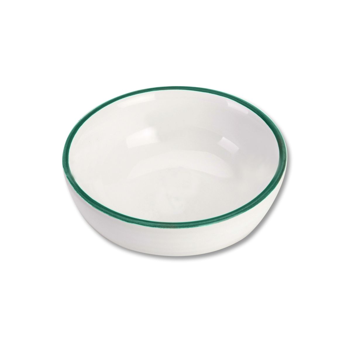 Dipschaaltje – Rand groen – 10 cm