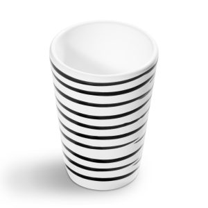 Beker – Gevlamd zwart – 0,28 ltr