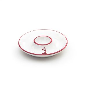 Eierdop – Hert robijnrood – 12 cm