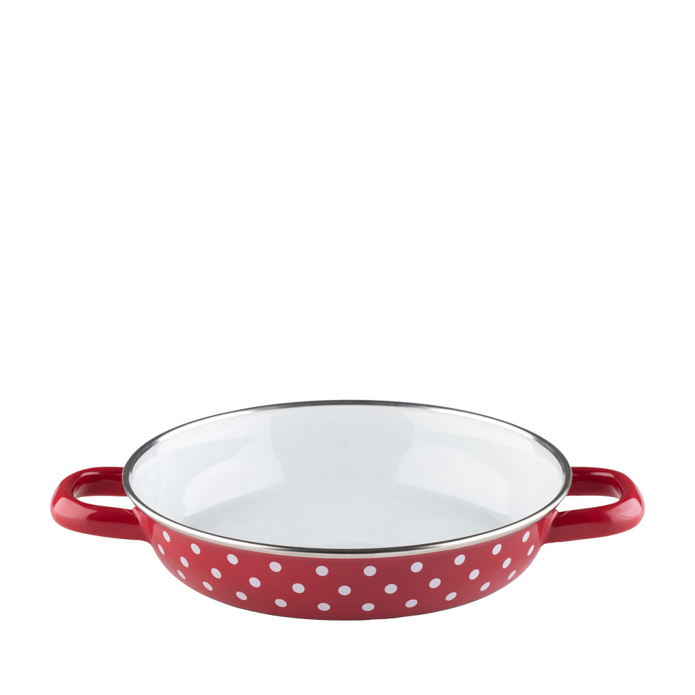 Riess – Eierpan – rood-witte stippen – 20 cm - Afbeelding 2