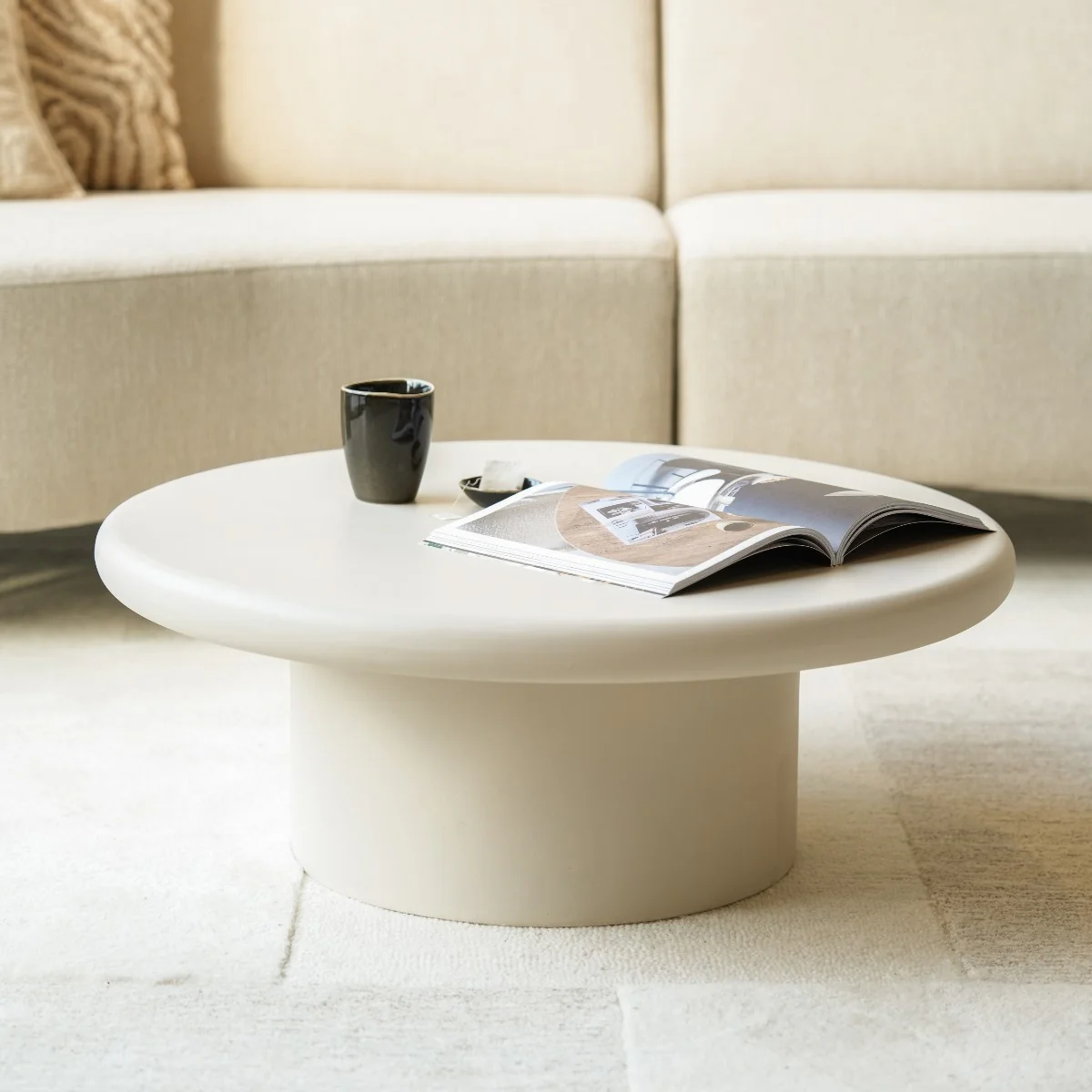 Salontafel Jade – magnesium oxide wit - Afbeelding 3