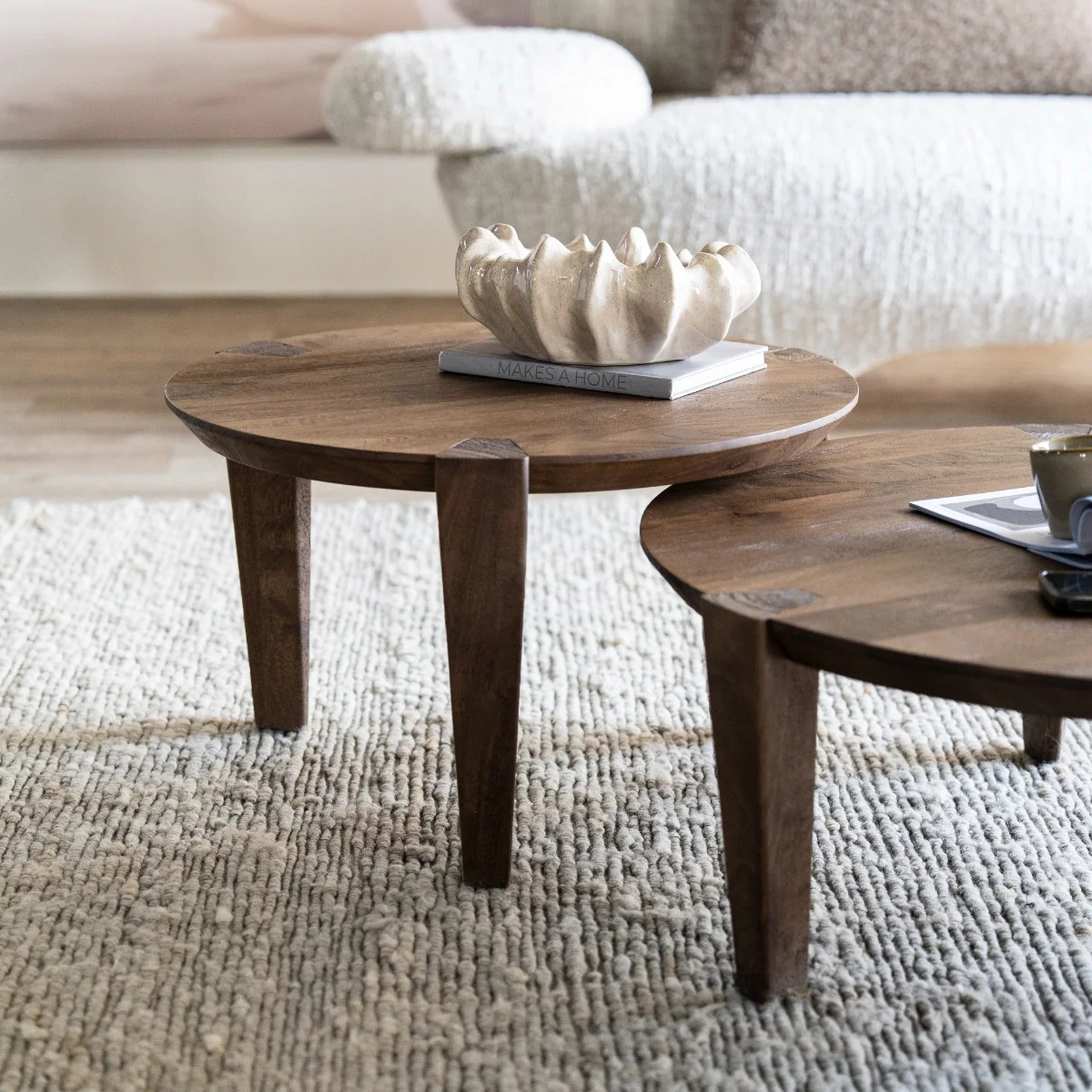 Salontafel Davina – mangohout bruin small - Afbeelding 3