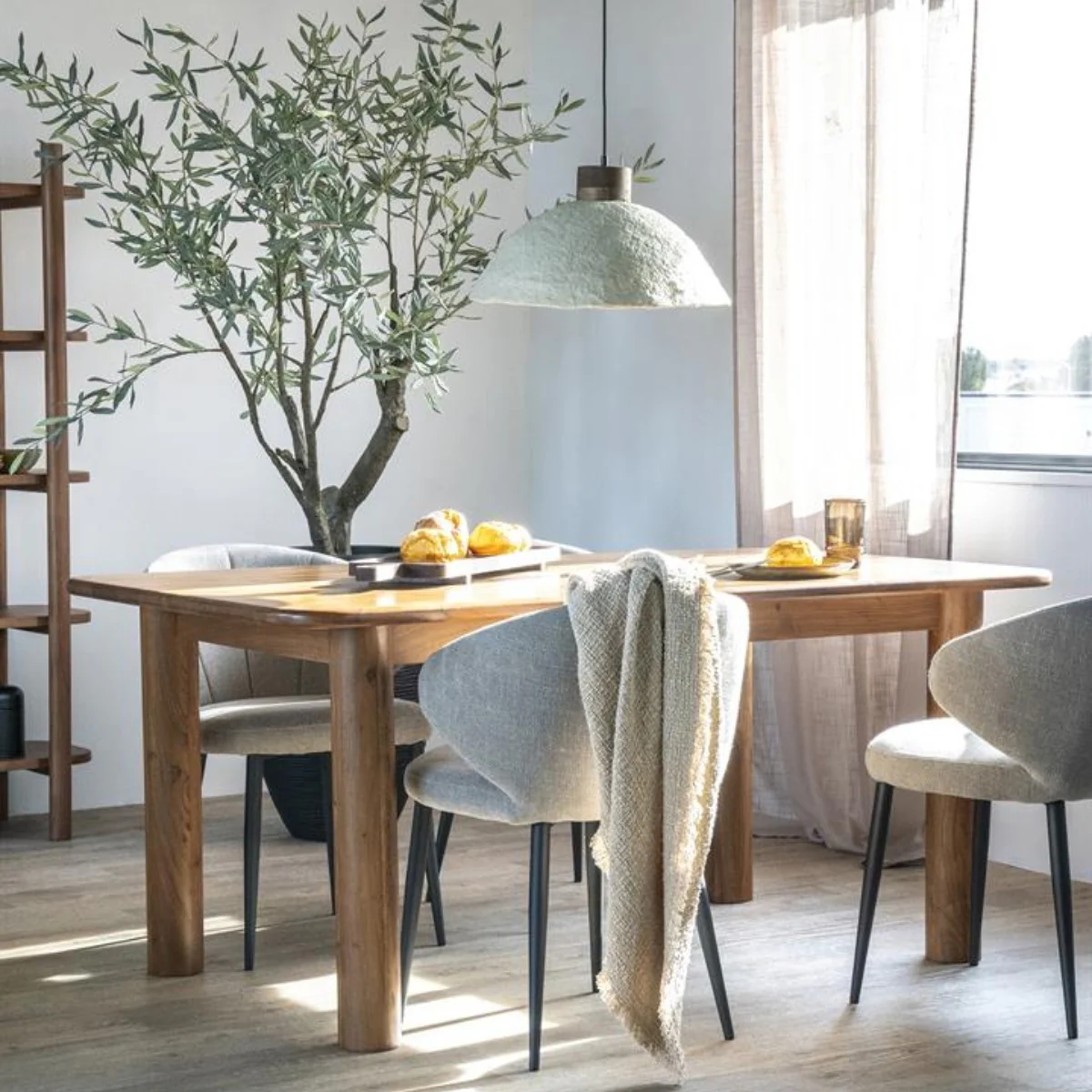 Eettafel Julian – acaciahout naturel 170x100cm - Afbeelding 3